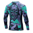 PRIDE OR DIE reckless v2 RASHGUARD - grey